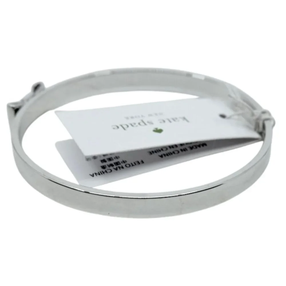 kate spade Silver Bow Bangle Bracelet - Picture 3 of 7